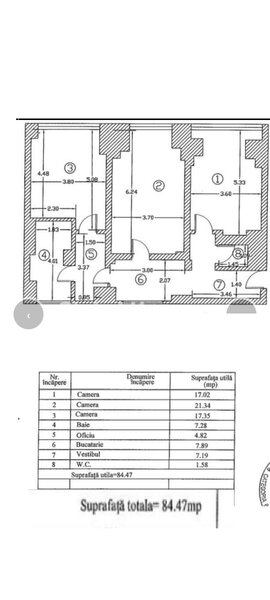 Unirii Fantani, inchiriere 3 camere nemobilate